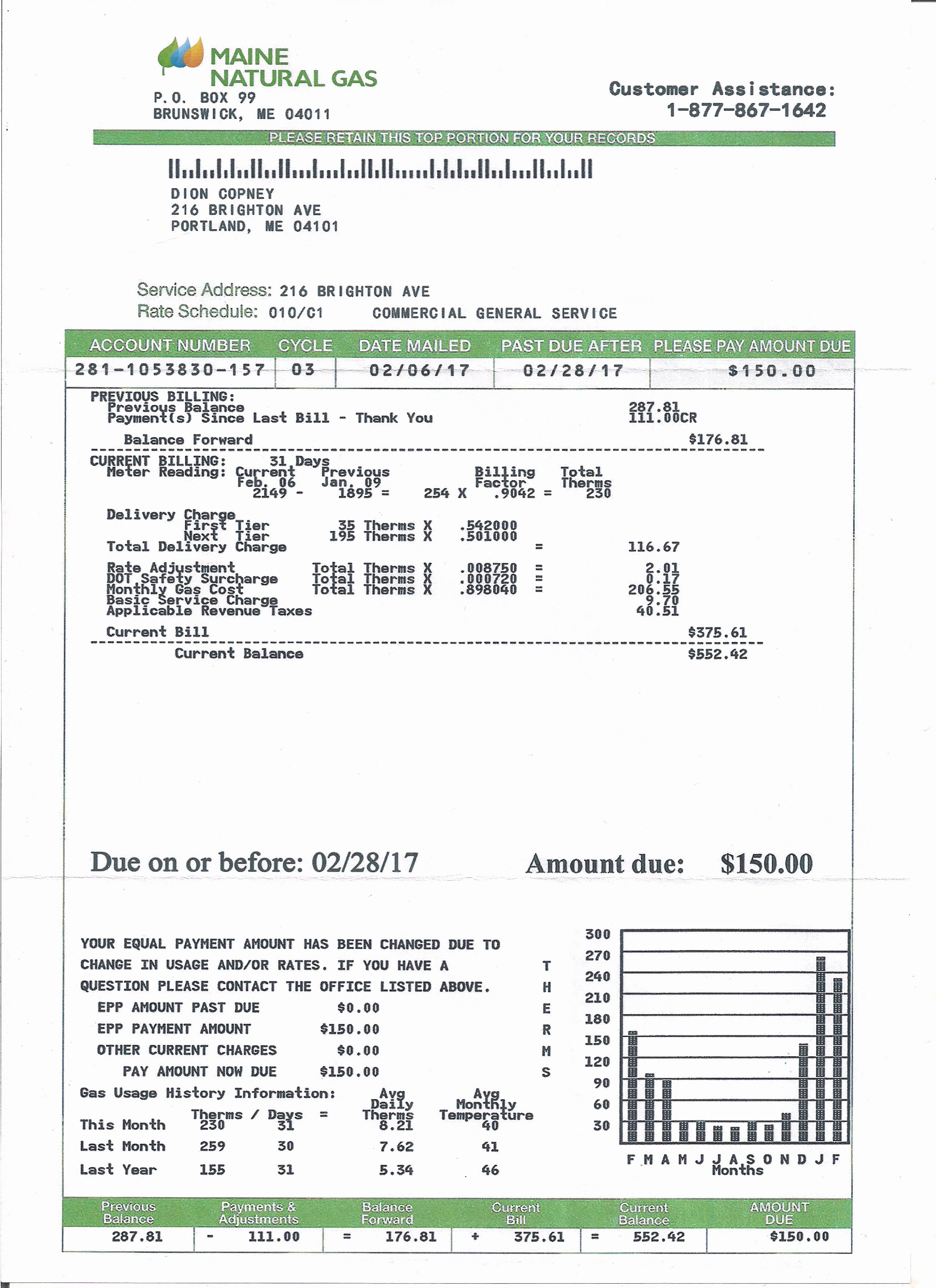 Fake Utility Bill Template Best Of Utility Bill Statement Monthly Custom Proof Of