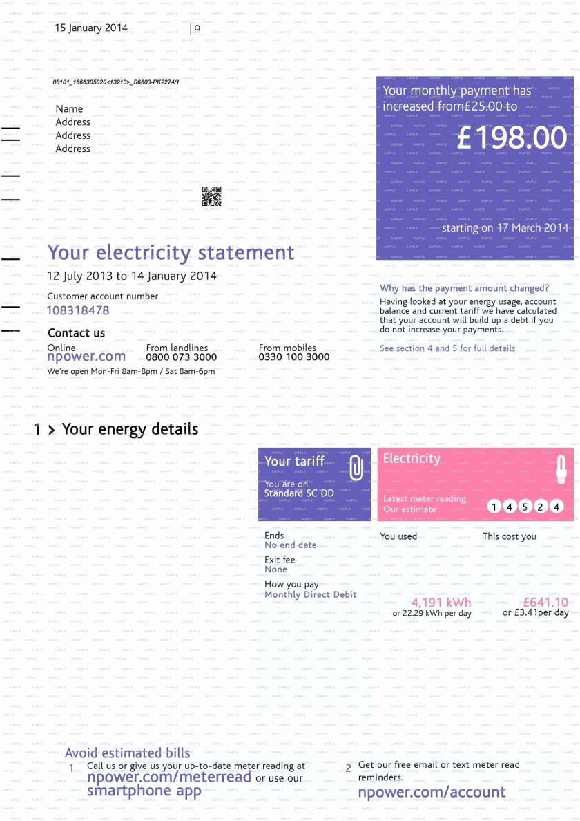 Fake Utility Bill Template Unique Fake Cable Bill Template