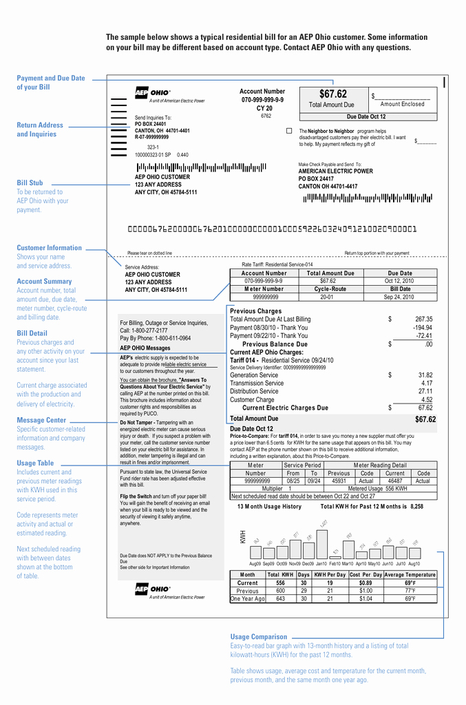 Fake Utility Bill Template Unique Fake Utility Bill From Aep We Can Customize It with Your