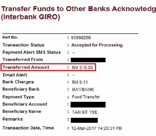 Fake Wire Transfer Generator Awesome Malaysian Man Disgustingly Created Fake Bank Receipt Just