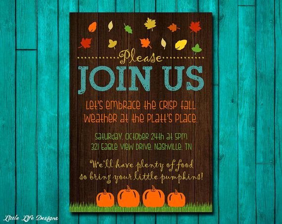 Fall Party Invitation Template Elegant 1000 Ideas About Fall Party Invitations On Pinterest