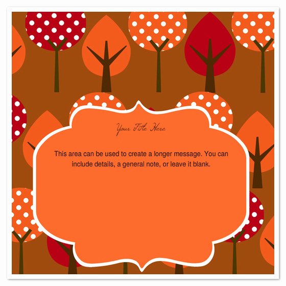 Fall Party Invitation Template New Autumn Trees Invitations &amp; Cards On Pingg