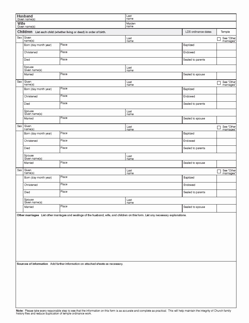 Family Group Template Inspirational Pin by Melissa Schauer On Genealogy