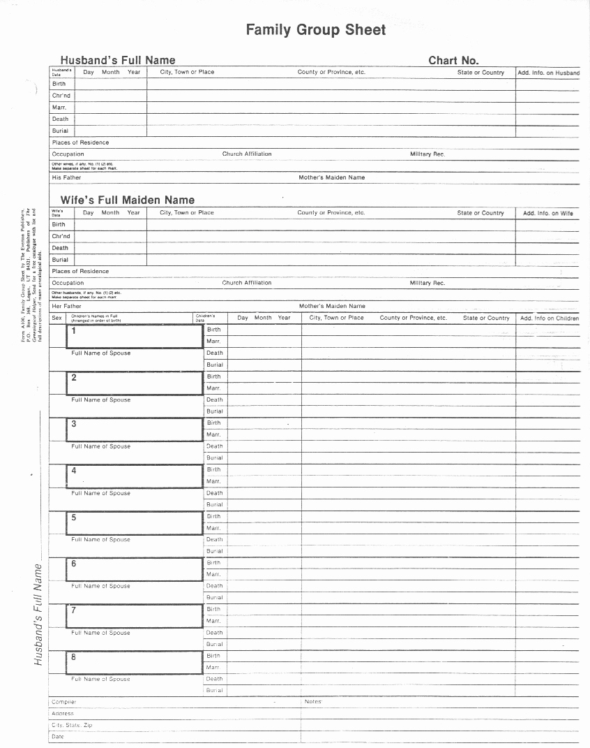 Family Group Template Unique Mdgenweb Finding Your Family In Maryland