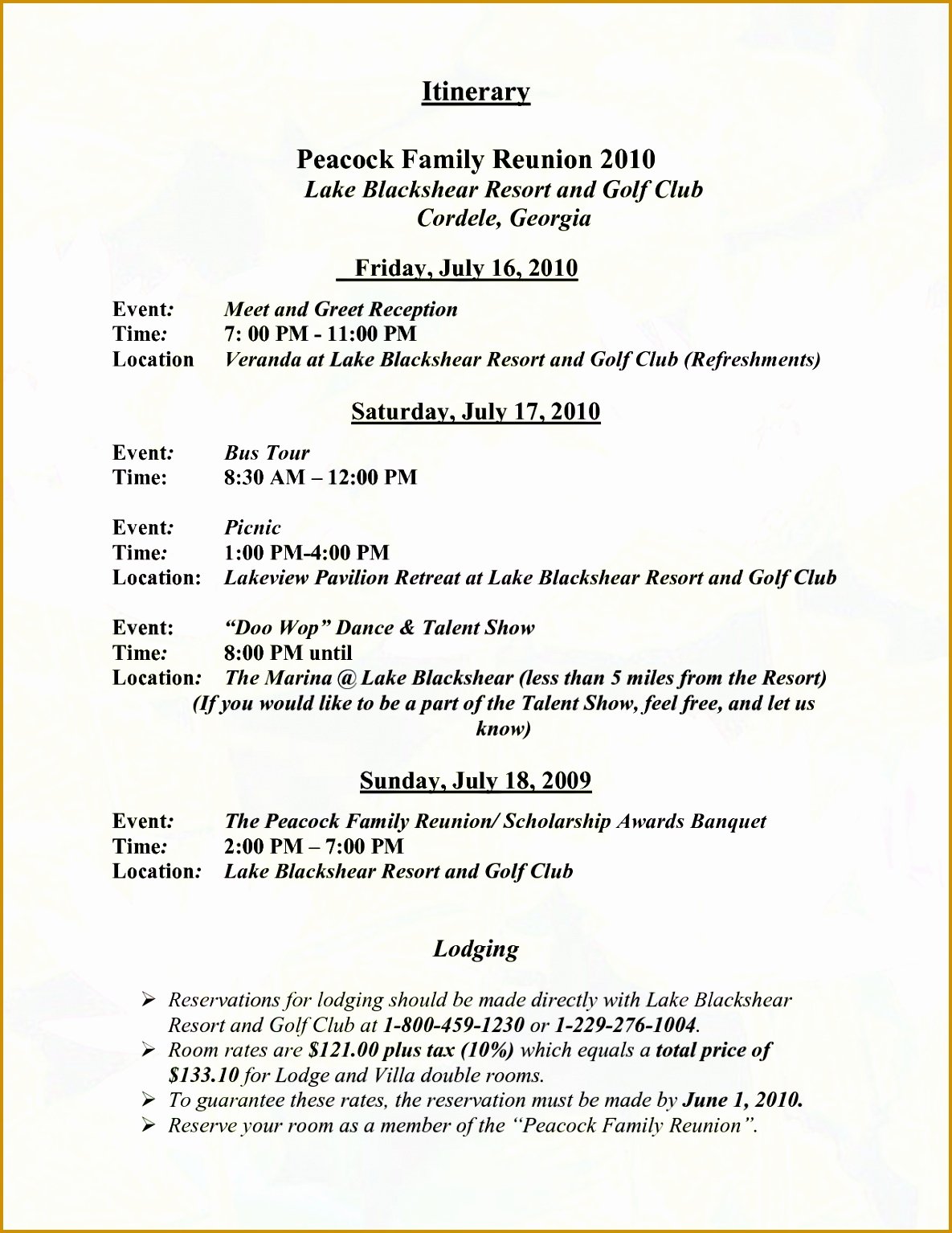 Family Reunion Agenda Template Best Of 3 Fundraiser event Program Template