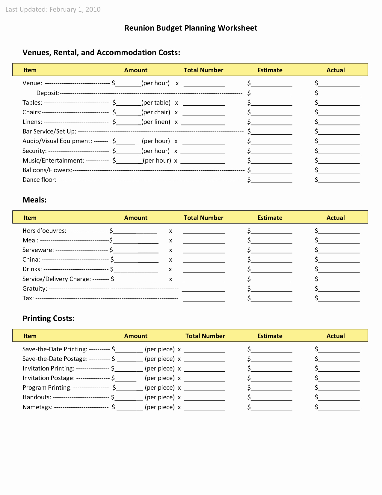 Family Reunion Agenda Template Inspirational Family Reunion Planners