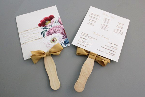 Fan Wedding Programs Templates Best Of A Round Up Of Free Wedding Fan Programs B Lovely events