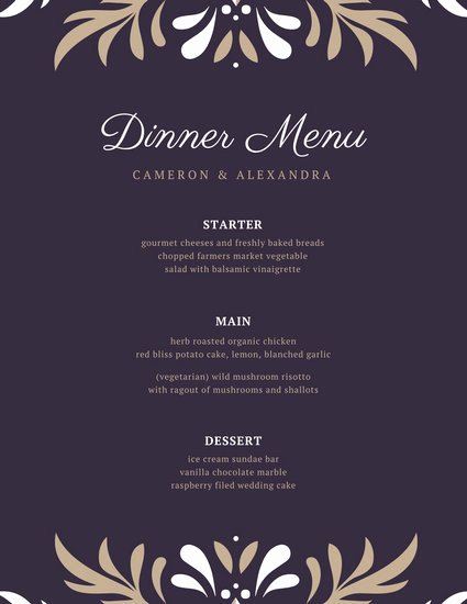 Fancy Menu Template Best Of Customize 70 Fancy Menu Templates Online Page 2 Canva