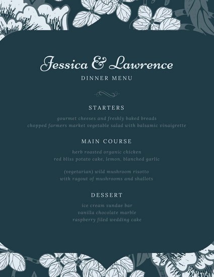 Fancy Menu Template Lovely Customize 70 Fancy Menu Templates Online Canva