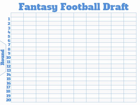 Fantasy Football Roster Sheet Blank Elegant Fantasy Football Draft Board Creator Free Printable