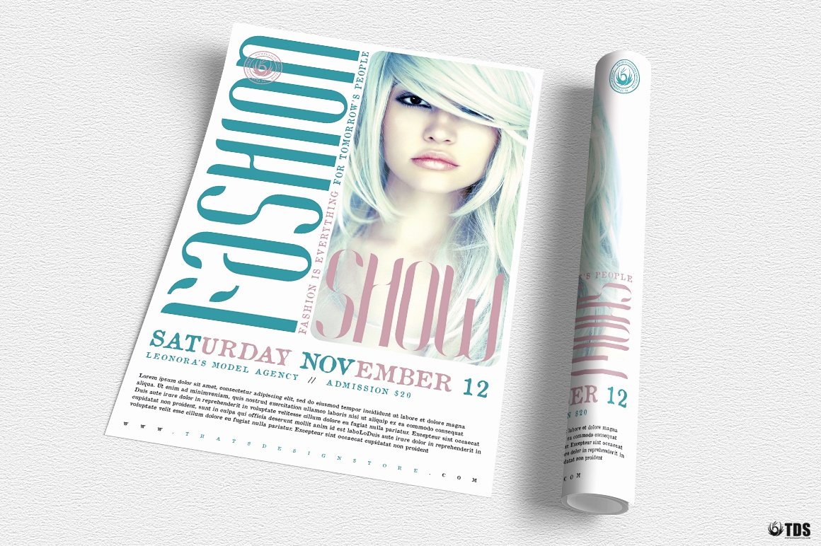 Fashion Show Flyer Template Free Awesome Fashion Show Flyer Template V2