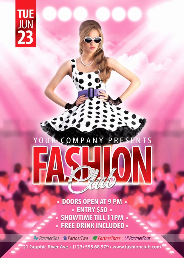 Fashion Show Flyer Template Free Awesome Free Fashion Show Flyer Template Fashion Templates Data