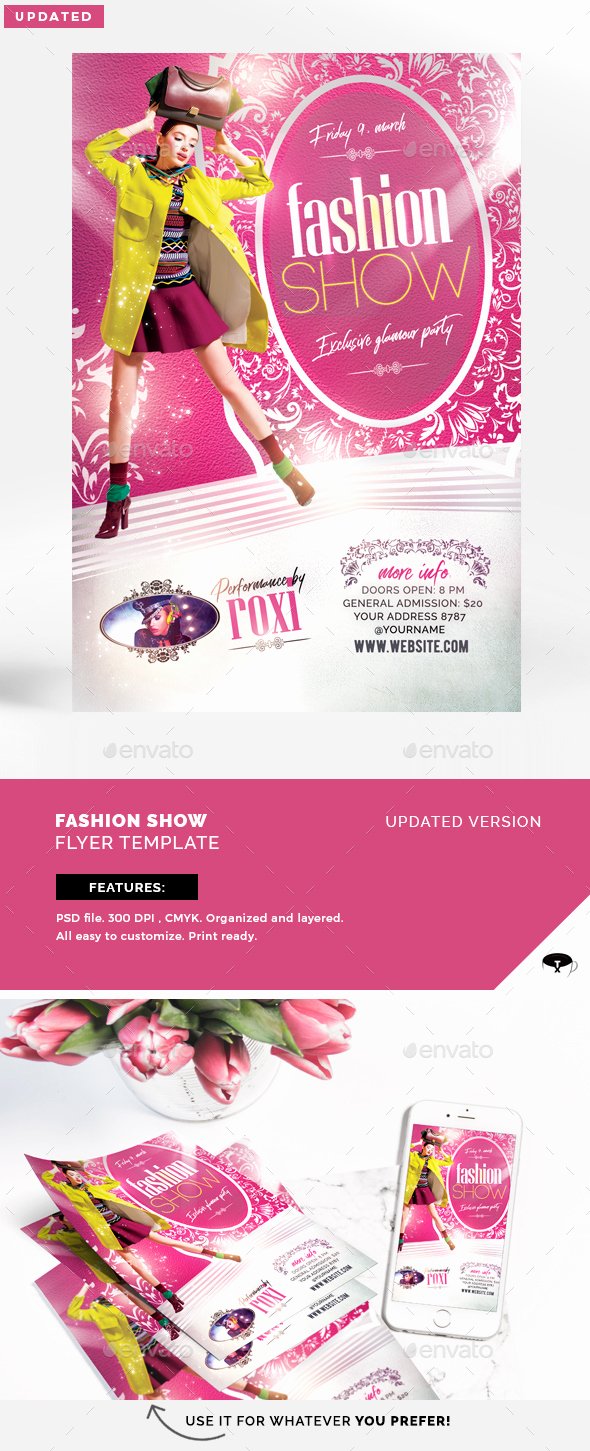Fashion Show Flyer Template Free Beautiful Fashion Show Flyer Template by touringxx