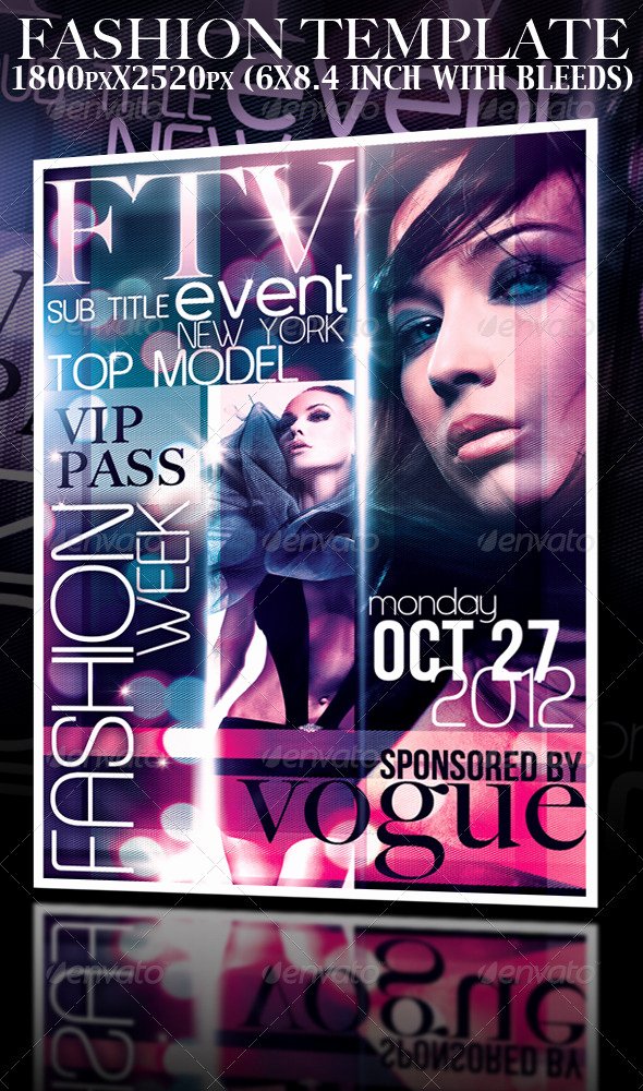 Fashion Show Flyer Template Free Best Of Fashion event Template by Yaniv K