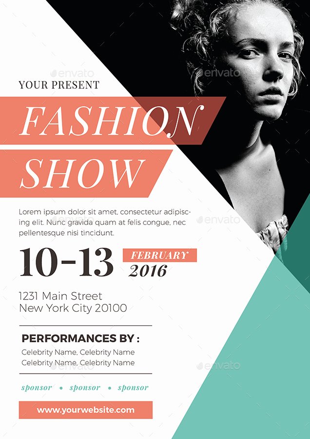 Fashion Show Flyer Template Free Elegant Fashion Show Flyer by Vynetta