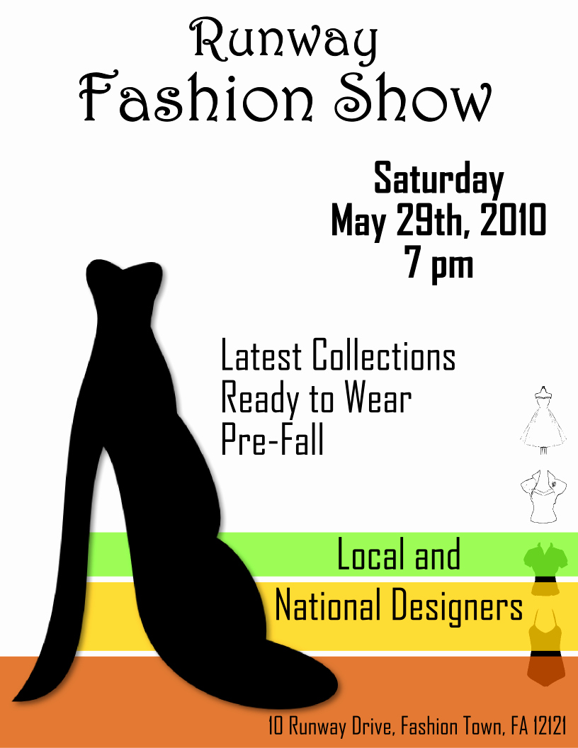 Fashion Show Flyer Template Free Inspirational Fashion Show Flyer Template 2 Free View R Image