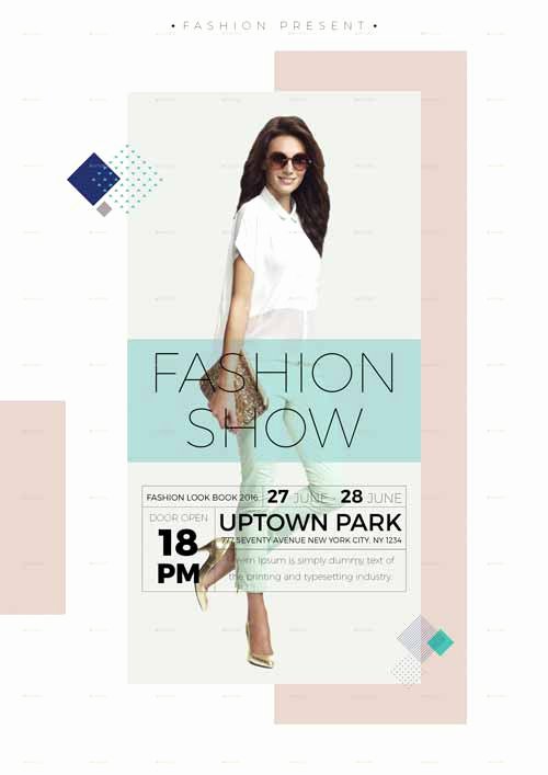 Fashion Show Flyer Template Free Inspirational Ffflyer