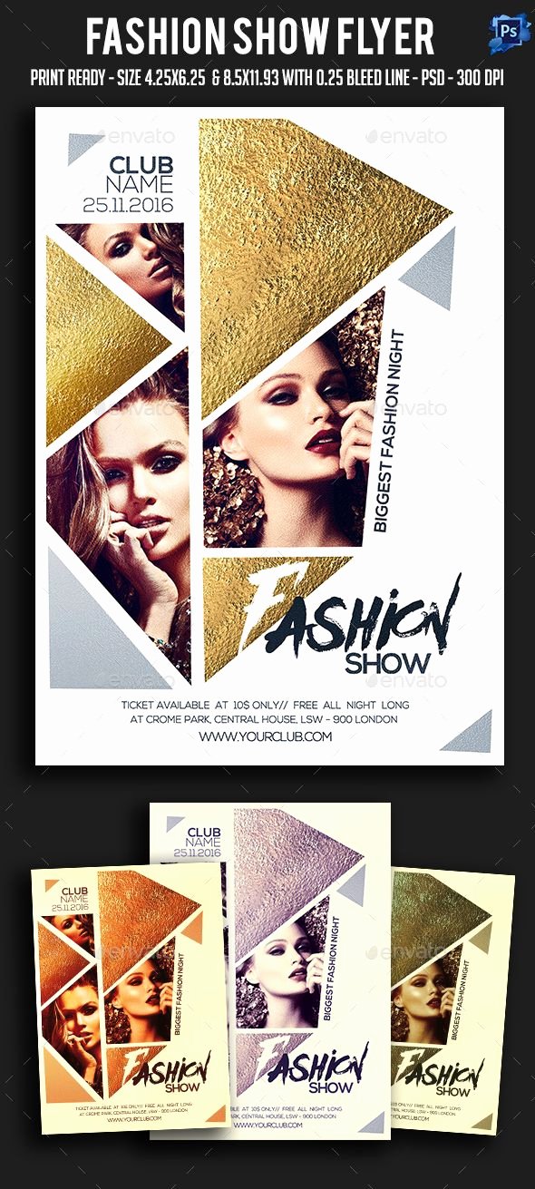 Fashion Show Flyer Template Free Lovely 1000 Ideas About Poster Presentation Template On