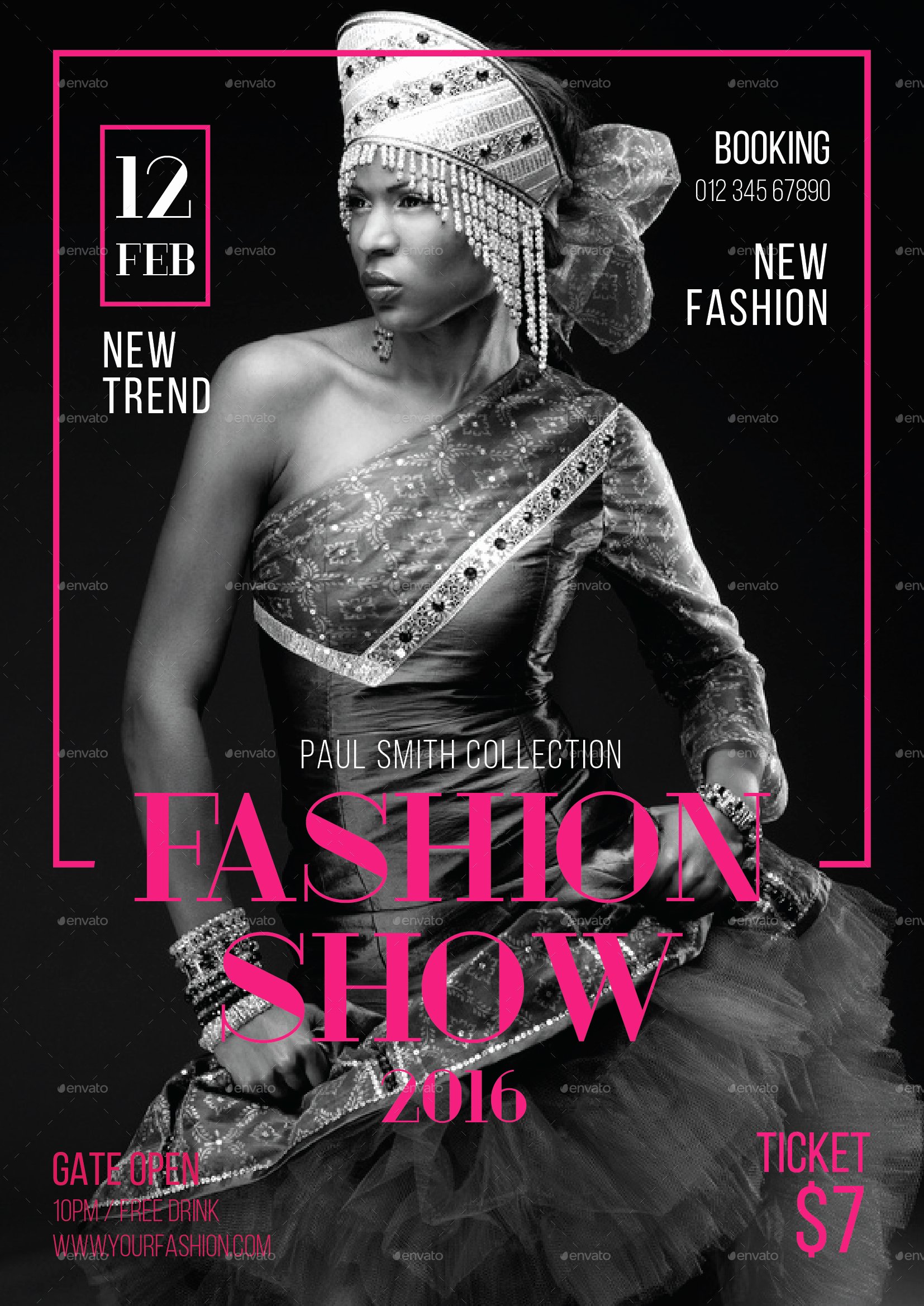 Fashion Show Flyer Template Free Luxury Fashion Show Flyer by tokosatsu