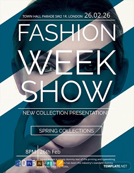 Fashion Show Flyer Template Fresh Free Talent Show Flyer Template Download 772 Flyers In