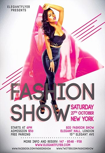 Fashion Show Flyer Template Lovely Free Psd Flyer Templates for Shop by Elegantflyer