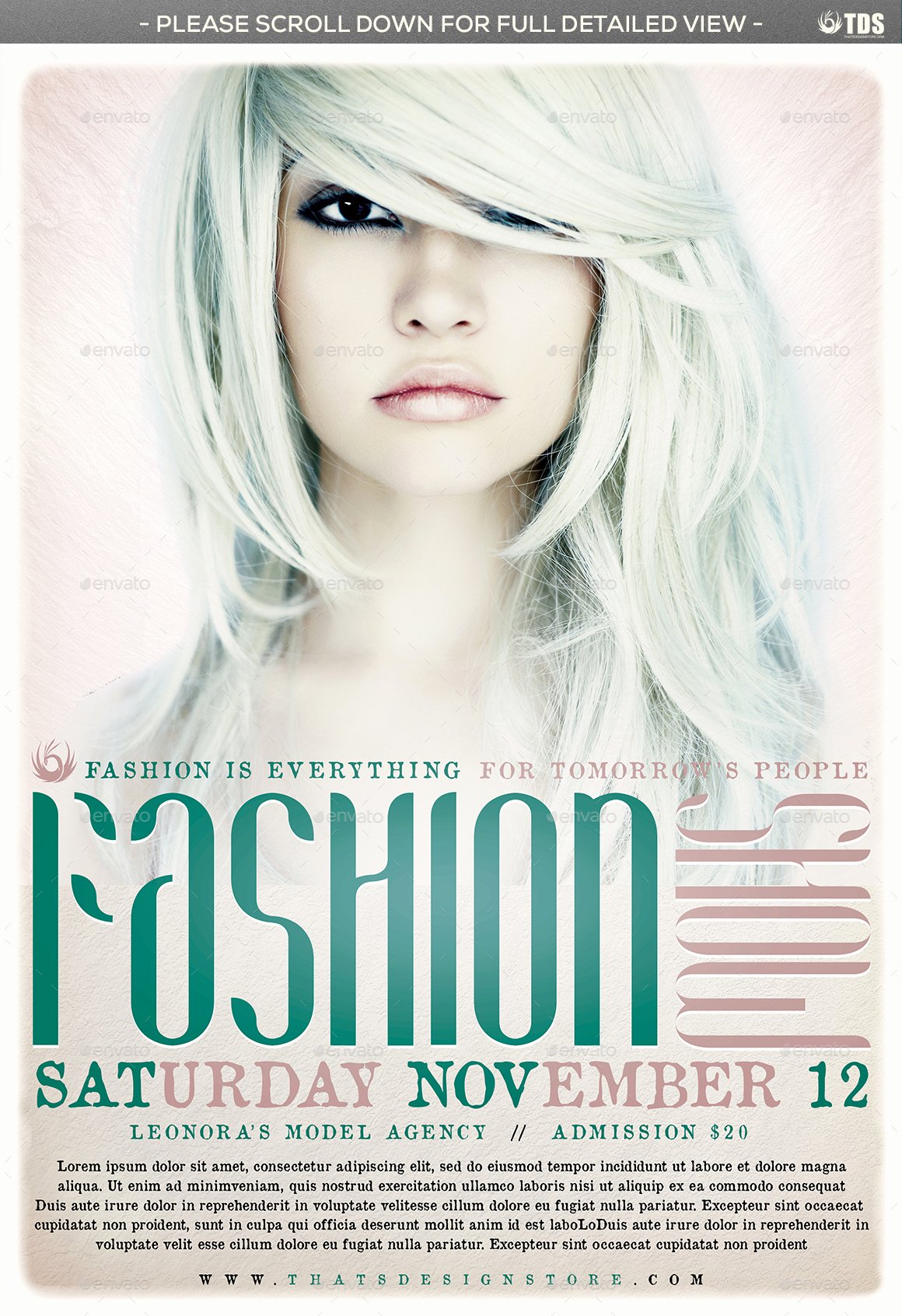 Fashion Show Flyer Template Unique Fashion Show Flyer Template V2 by Lou606