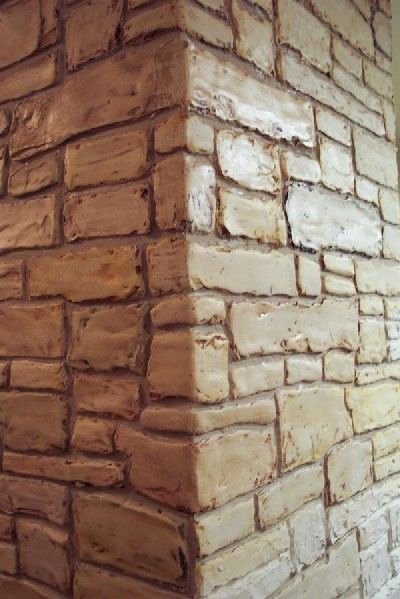 Faux Brick Stencil Luxury Stencil Plaster Stacked Stone Stencil Wall Stencil