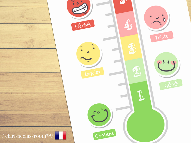 Feelings Thermometer Printable