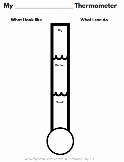 Feelings thermometer Printable Fresh Feelings thermometer Printable A Good Way to Discuss