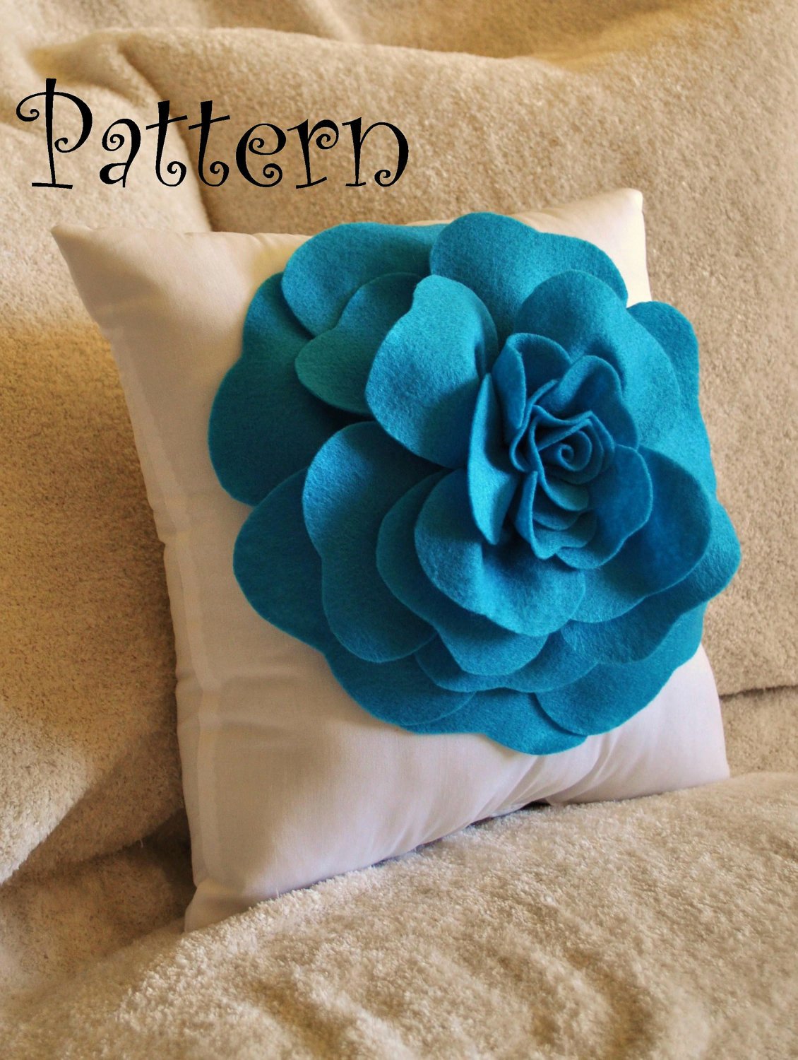 Felt Rose Pattern Best Of Flower Pattern Felt Rose with Bonus Pillow Pdf Pattern