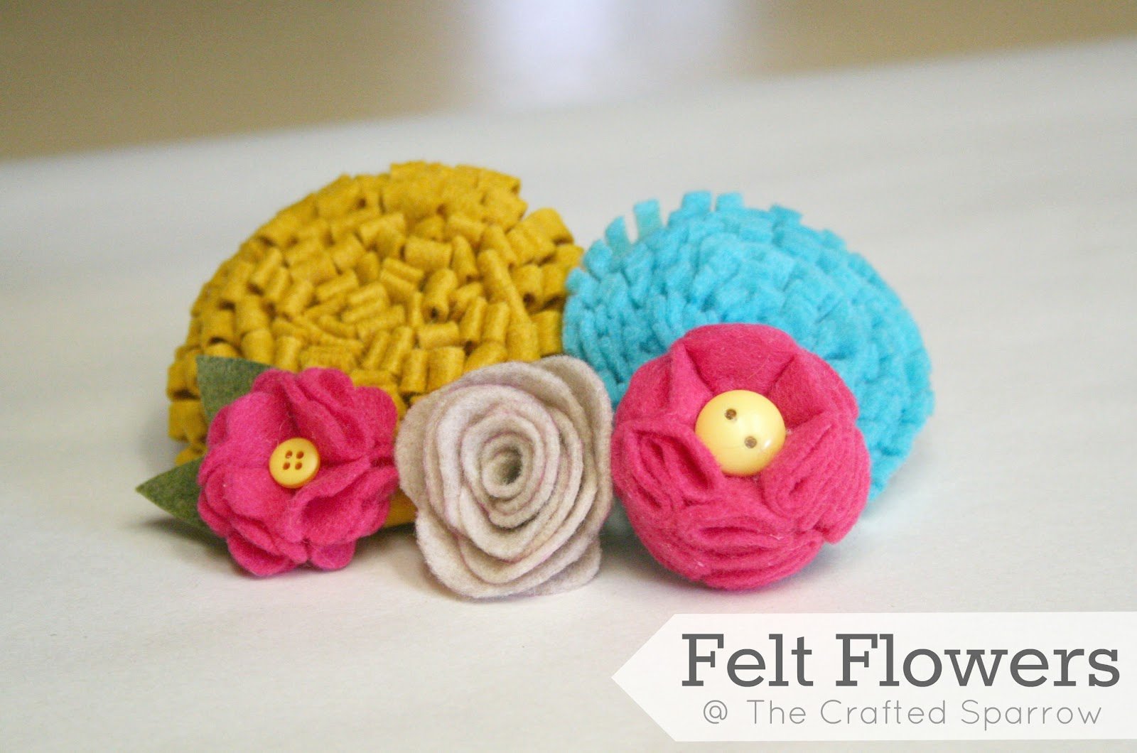 Felt Rose Pattern Luxury Felt Flowers Tutorials 5 to Choose From