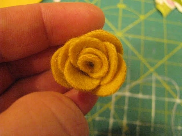 Felt Rose Pattern New Lydias Treasures Felt Rose Tutorial