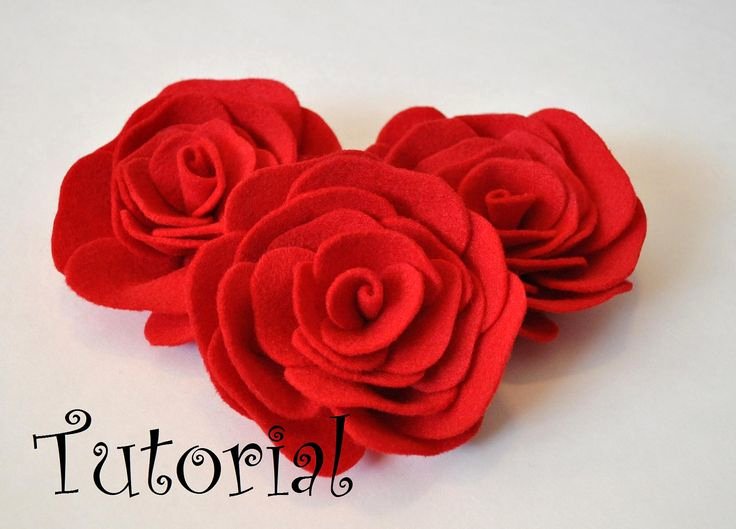 Felt Rose Pattern Unique 17 Best Ideas About Felt Flowers Patterns On Pinterest