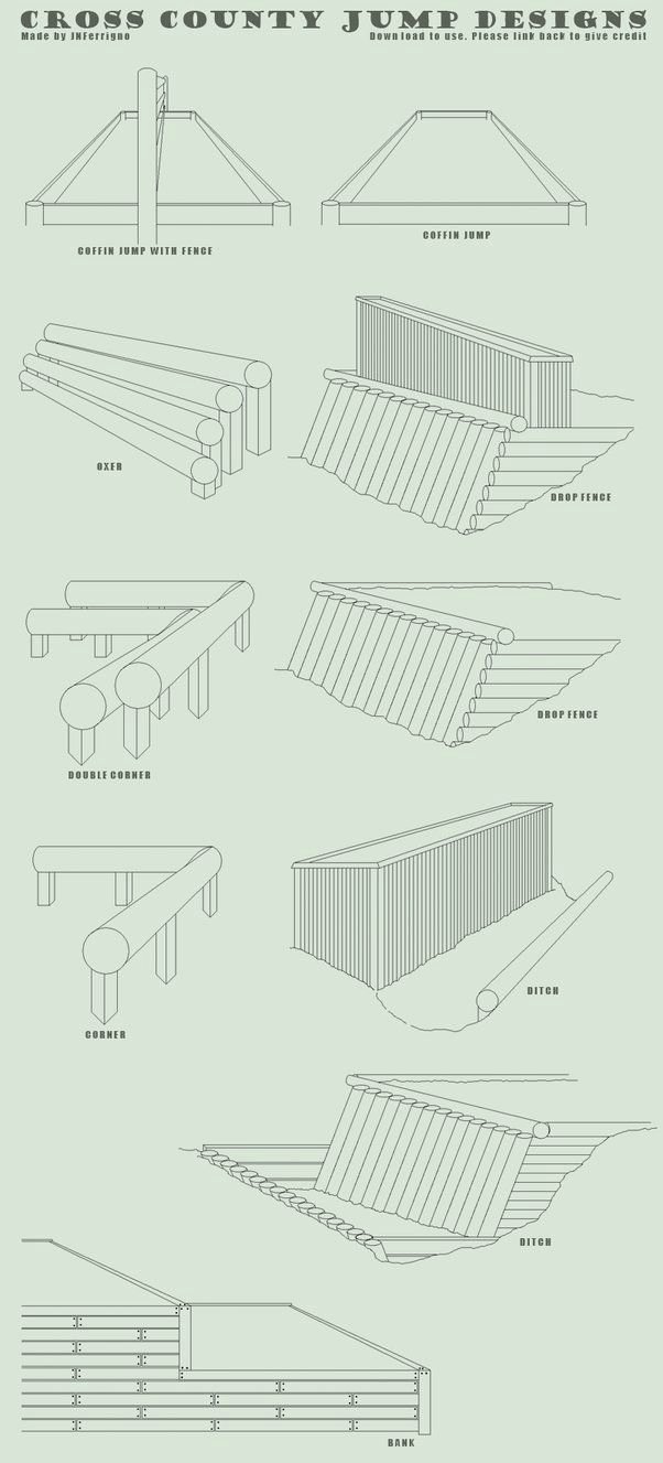 Fence Cup Design Template Beautiful Cross Country Jump Template by Jnferrigno