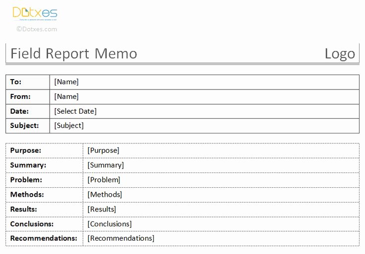 Field Report Example Elegant 17 Best Images About Memo Templates Dotxes On Pinterest