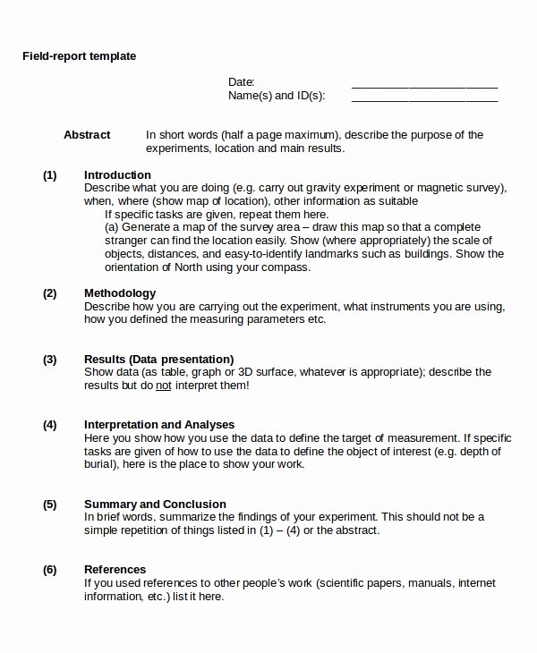 Field Report Template Awesome 24 Memo Templates Free Sample Example format