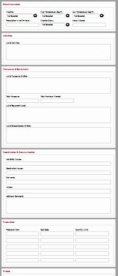 Field Report Template New Report Template Examples Ireport360