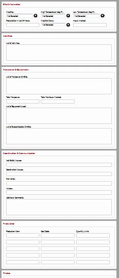 Field Report Template New Report Template Examples Ireport360