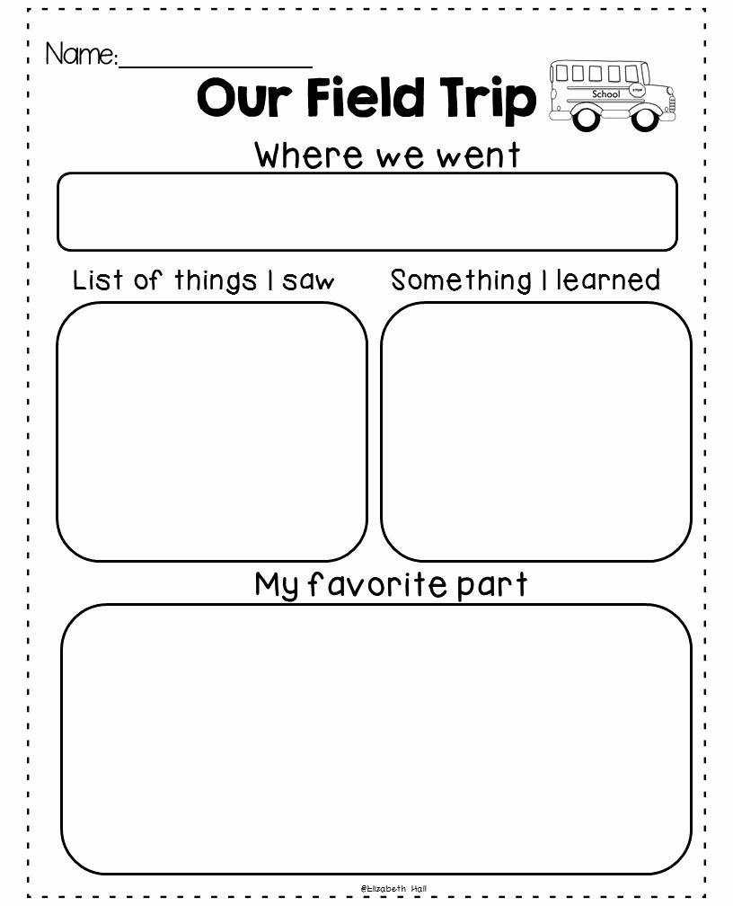 Field Trip Letter Template Unique Field Trip Exhaustion Freebie