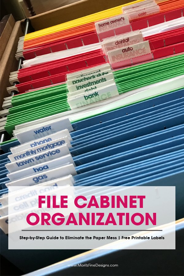 Filing Cabinet Label Template New Simple Steps to Get Your File Cabinet organized with Free