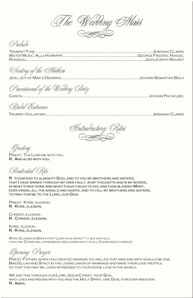 Filipino Catholic Wedding Program Lovely Wedding Programs Catholic Mass – Fastal Pro