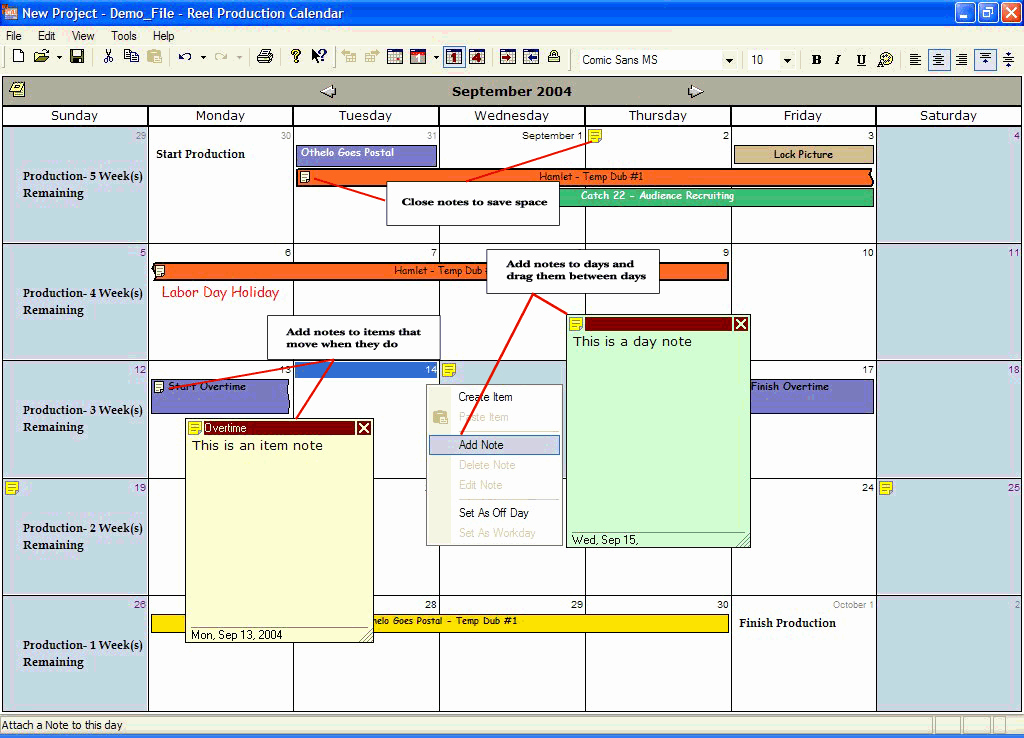 Film Schedule Template Awesome Reel Production Calendar software by Reel Logix software