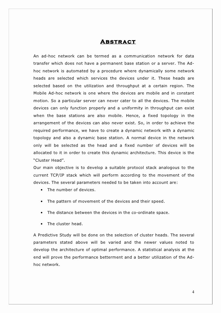Final Project Report Sample Fresh Final Project Report format