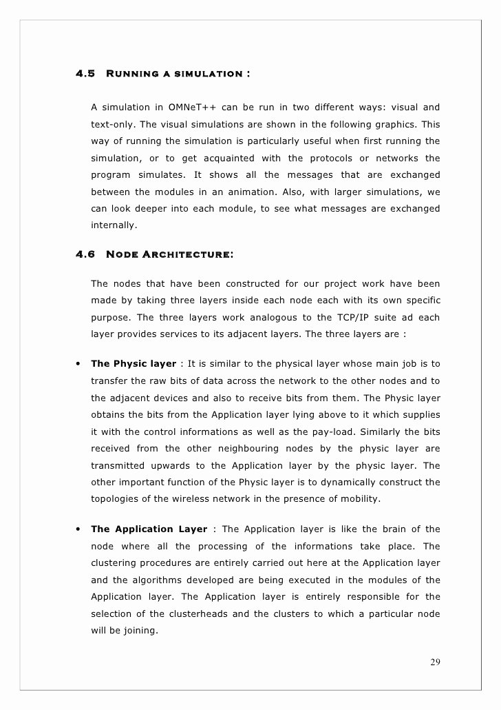 Final Project Report Sample Fresh Final Project Report format