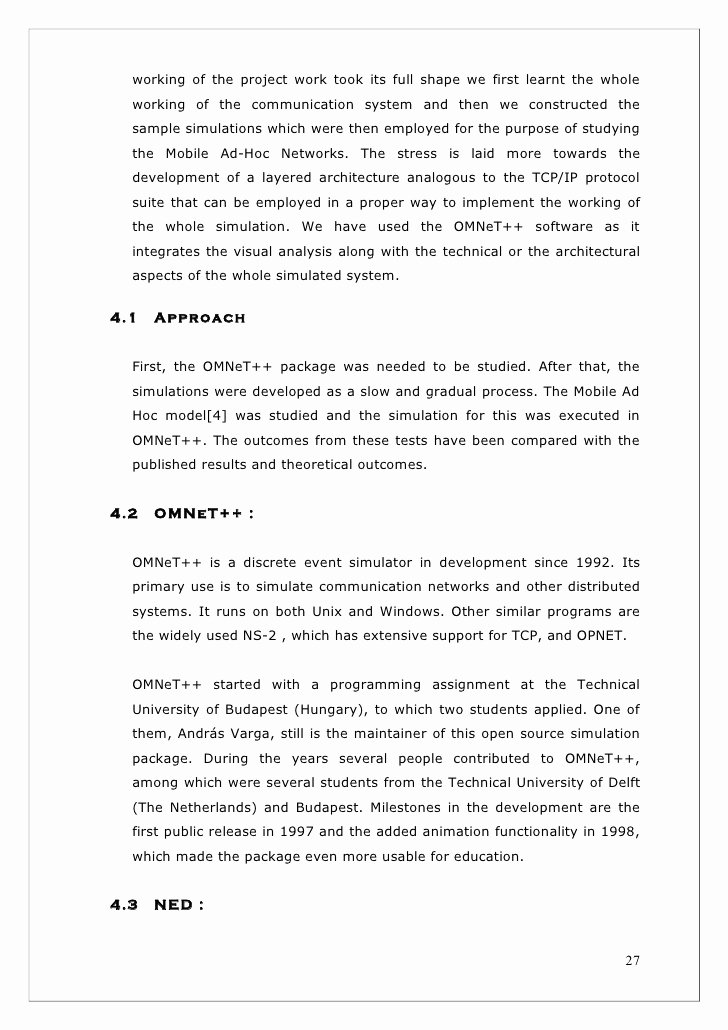 Final Project Report Sample New Final Project Report format