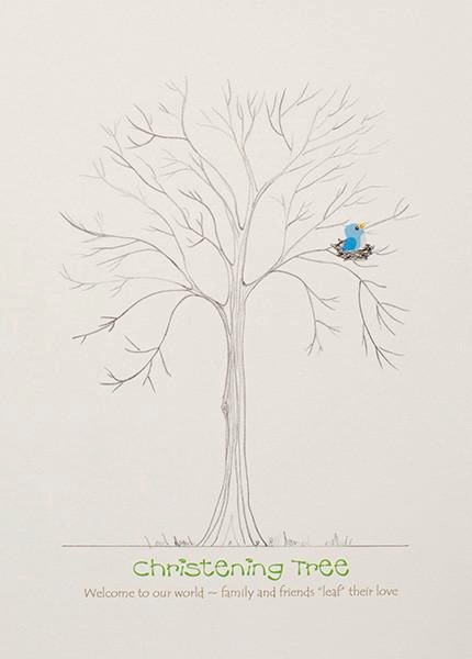 Fingerprint Trees Templates Beautiful Christening Fingerprint Trees Guest Books Click Here to