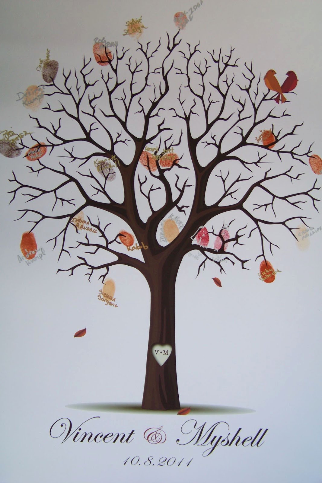 Fingerprint Trees Templates Fresh Floralisa Weddings and events Diy Fingerprint Tree