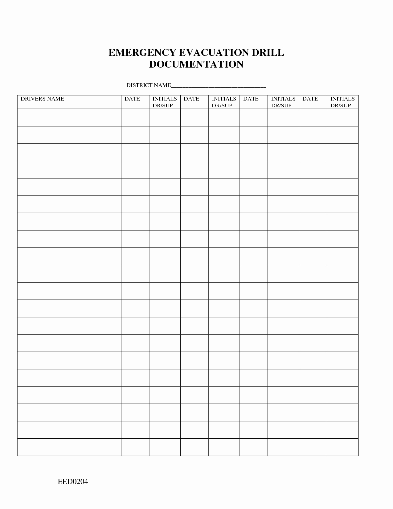 Fire Drill Report Template Beautiful Best S Of Emergency Response Drill Templates