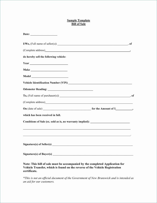 Firearm Bill Of Sale Word Doc Elegant Bill Sale Alaska Template