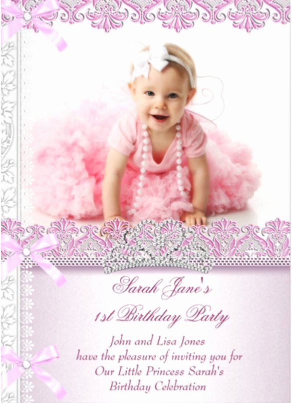 First Birthday Invitation Template Free Fresh 36 First Birthday Invitations Psd Vector Eps Ai Word